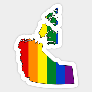 Northwest Territories Pride! Sticker